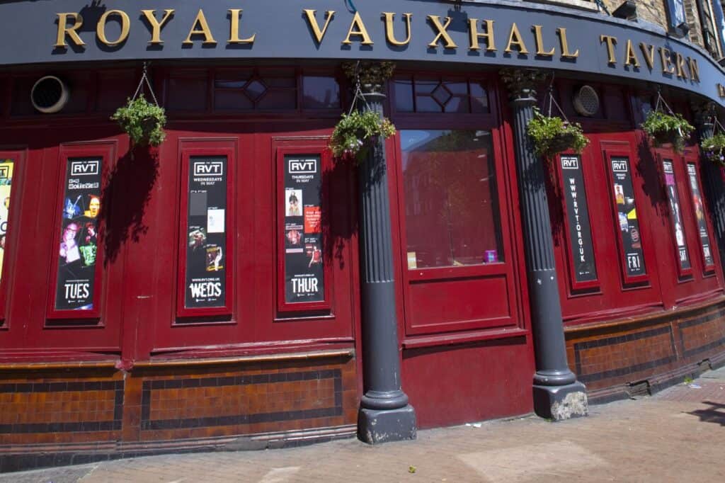 The front of the Royal Vauxhall Tavern